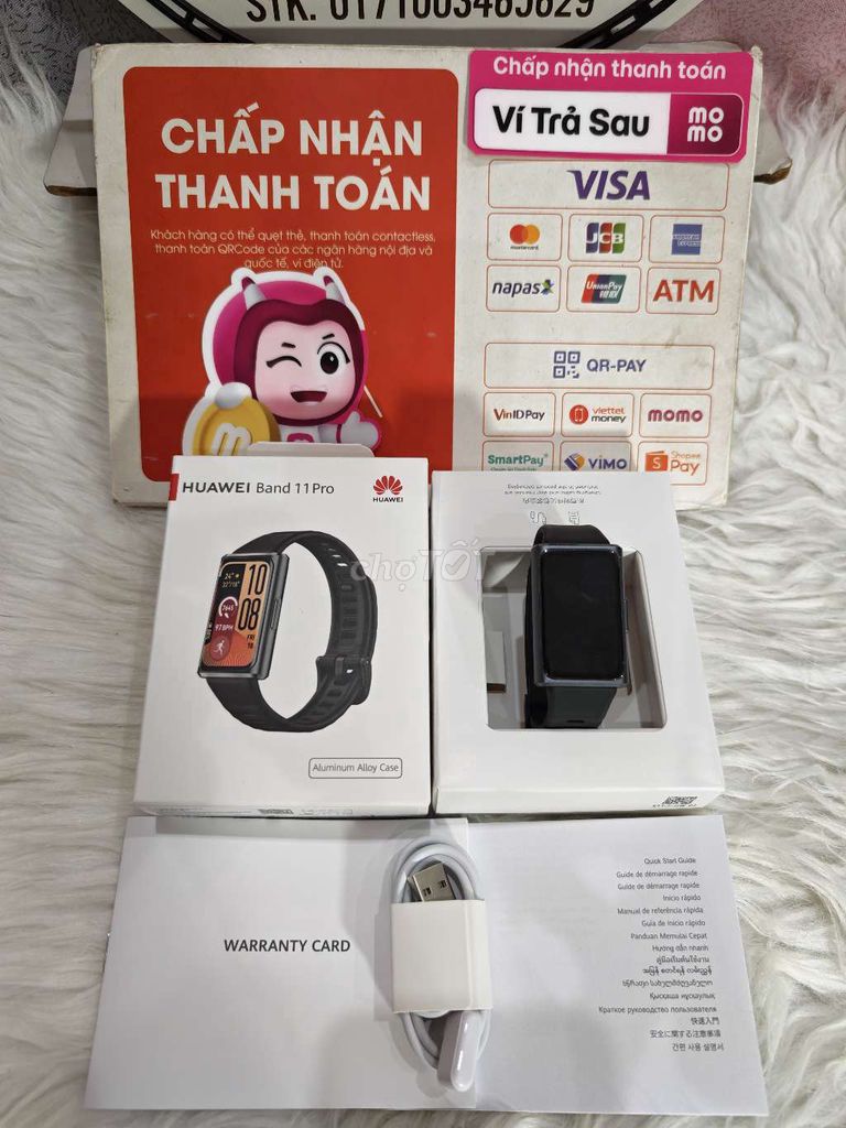 Huawei Band 11 Pro Đen full box 99% bh 11/3/2027. Mua bán Thiết bị đeo thông minh tại Quận Tân Phú Tp Hồ Chí Minh được đăng bởi Phan Tấn SmartWatch hình 1