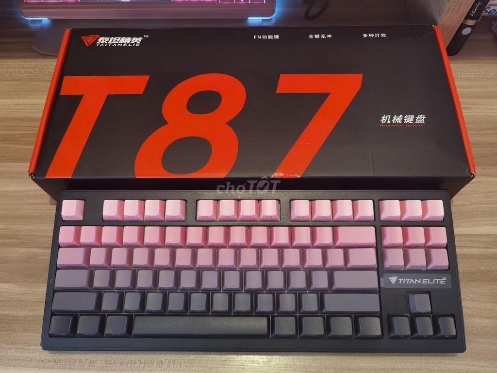 Bàn phím cơ Titan Elite T87. Mua bán Phụ kiện (Màn hình, Chuột...) tại Quận Tân Bình Tp Hồ Chí Minh được đăng bởi Mai Phú hình 1