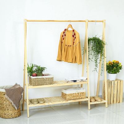 Kệ Treo Quần Áo Chữ A 2 Tầng Gỗ Thông 150*86*36cm. Mua bán Tủ, kệ gia đình tại Quận Tân Bình Tp Hồ Chí Minh được đăng bởi Kiều Kiều Home