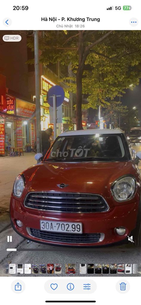 MINI Countryman 2014 - 110000 km. Mua bán Ô tô tại Quận Cầu Giấy Hà Nội được đăng bởi long luxury hình 1