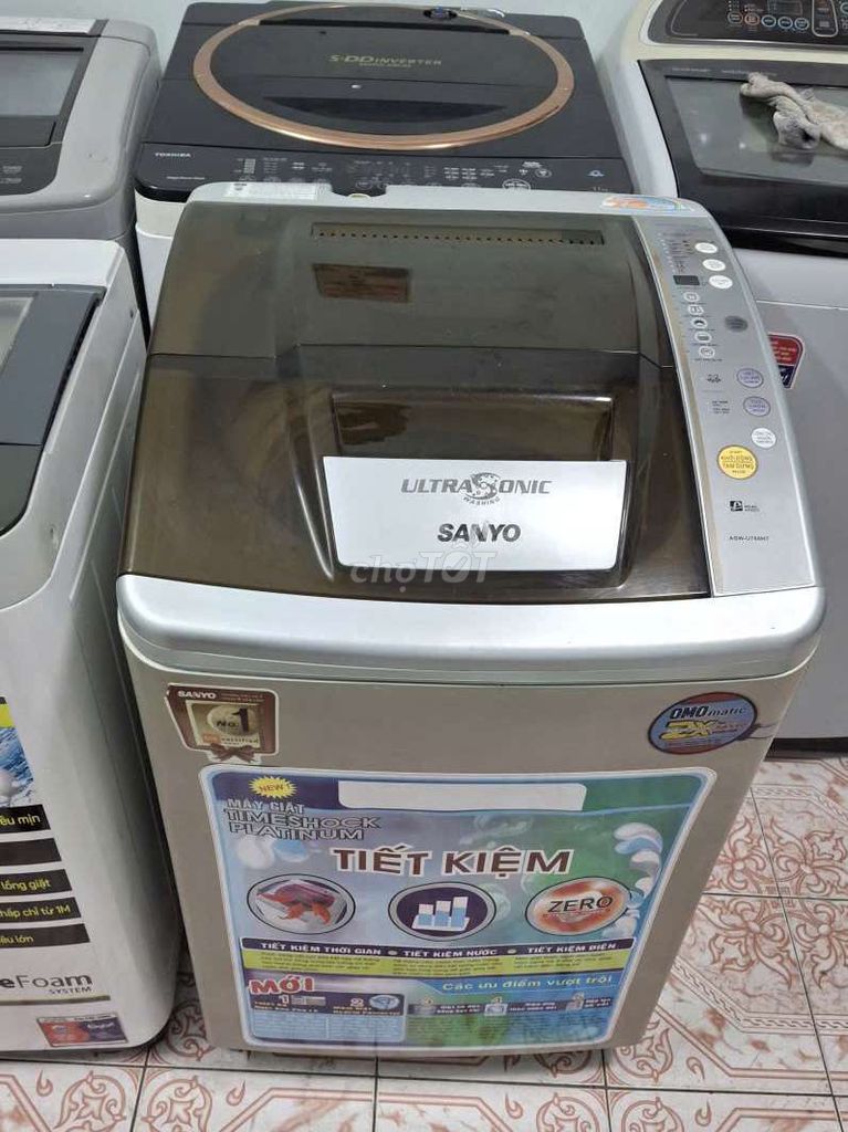 Máy giặt Thanh lí 8kg Sanyo. Mua bán Máy giặt tại Quận 5 Tp Hồ Chí Minh được đăng bởi Điện lạnh cũ giá tốt hình 1