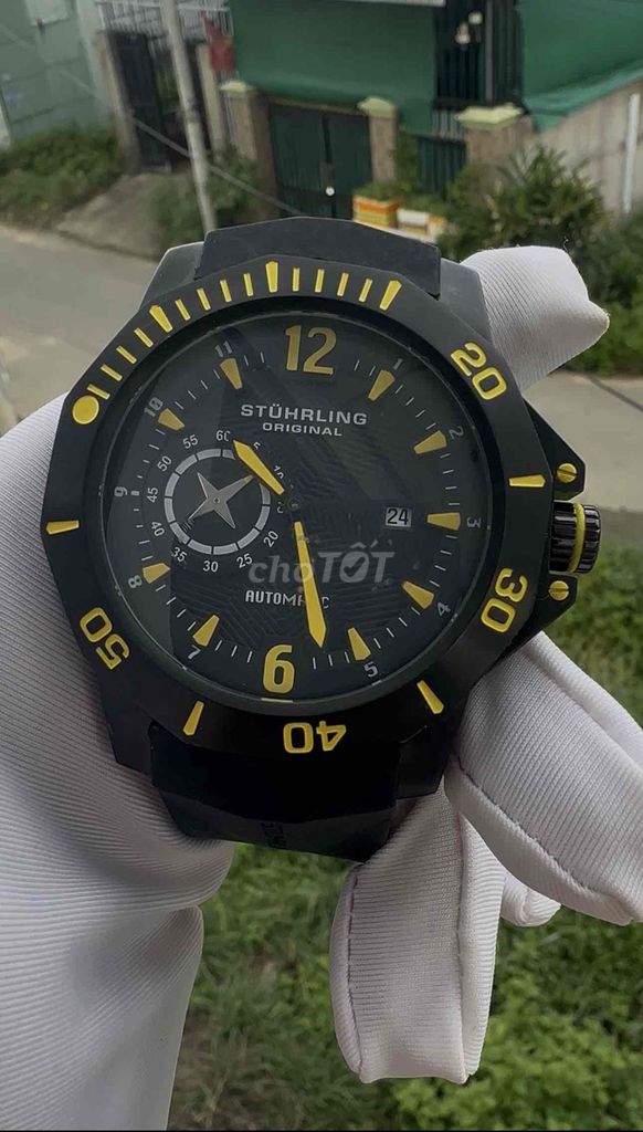 Đồng hồ Stuhrling mỹ cơ auto. Mua bán Đồng hồ tại Thị xã Tân Uyên Bình Dương được đăng bởi nguyen duc hình 1