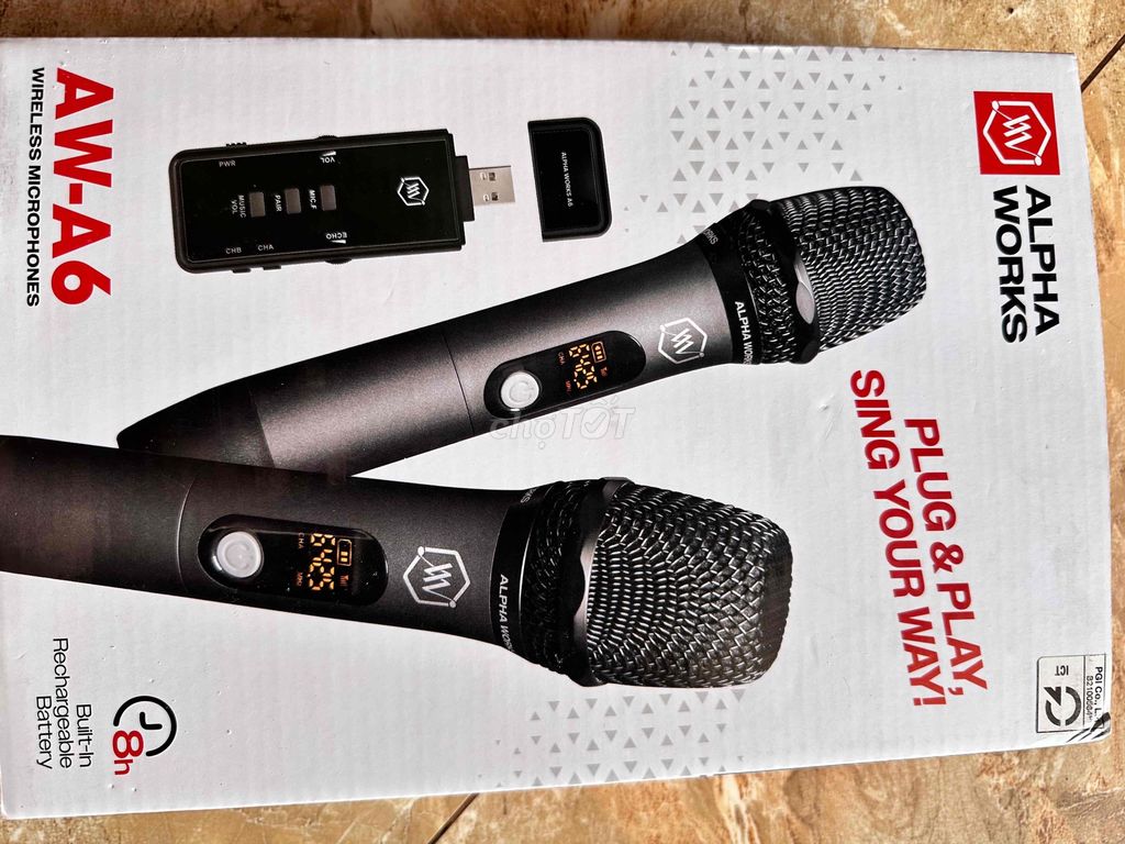 mic alpha works aw a6 chính hãng hát karaoke hay. Mua bán Tivi, Âm thanh tại Huyện Hòa Vang Đà Nẵng được đăng bởi Tượng Gỗ Phong Thuỷ hình 1