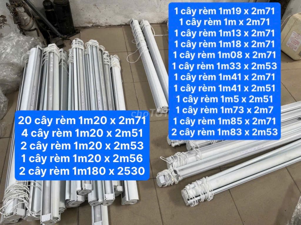 Thanh lý 20 bộ rèm cửa văn phòng còn mới