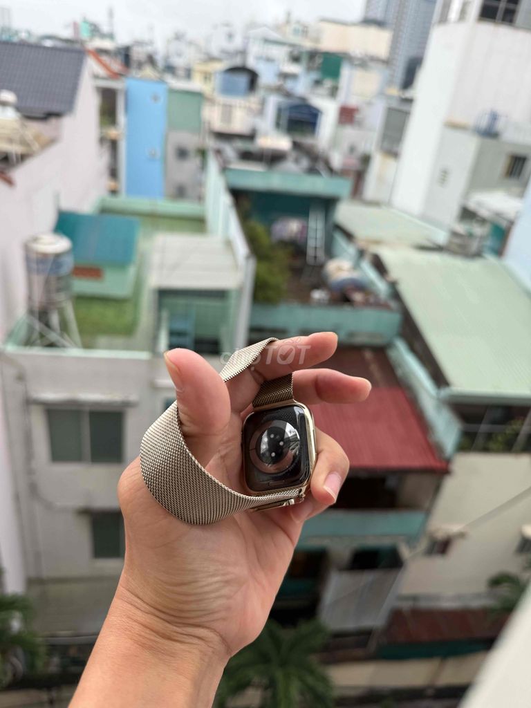 Apple Watch Series 7 - LTE bản thép 45mm gold VNA