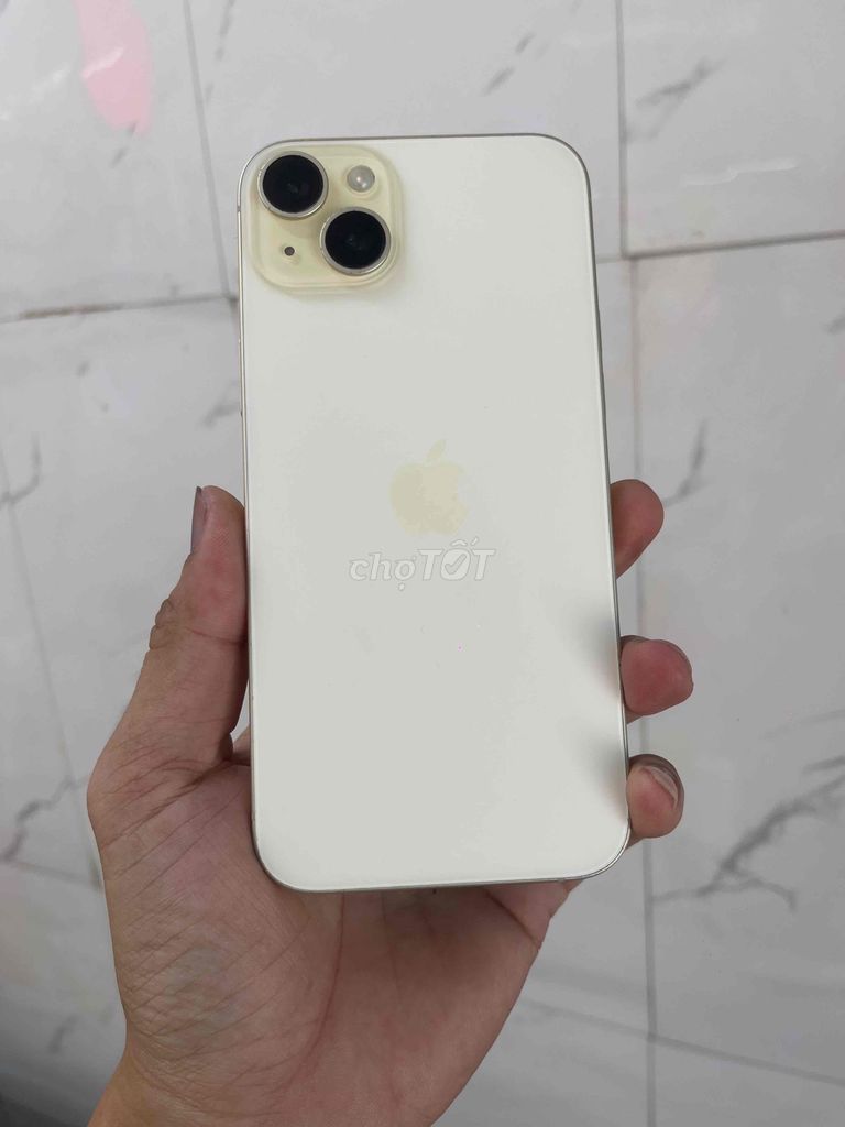 Apple iPhone 15 Plus 128GB Trắng Đã thay pin. Mua bán Điện thoại tại Quận Liên Chiểu Đà Nẵng được đăng bởi GT shop hình 1