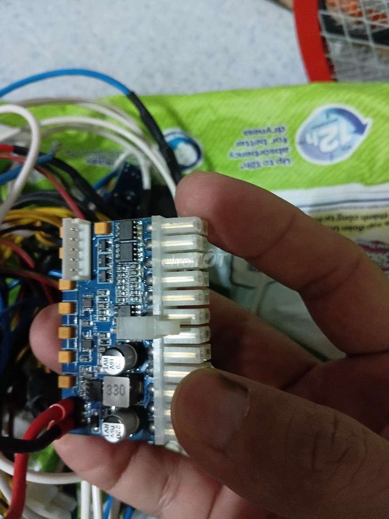 Mạch điện tử 12V 24pin 8pin Xanh dương. Mua bán Linh kiện (RAM, Card...) tại Thành phố Dĩ An Bình Dương được đăng bởi Trần Cường hình 1