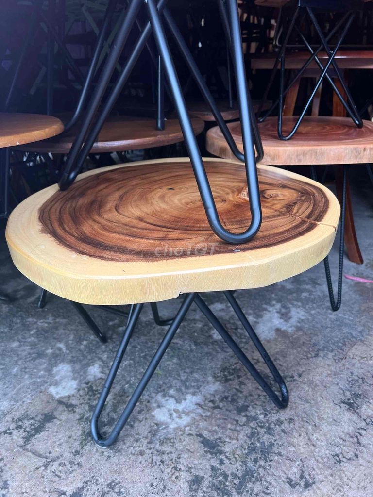 ✳️Mặt bàn gỗ me Tây đường kính 50-55cm