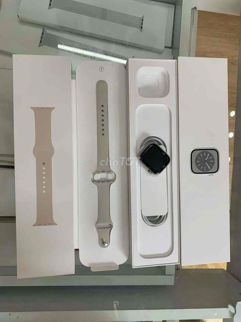 Bán apple watch sr8:41 Thép Trắng bh 11/2025