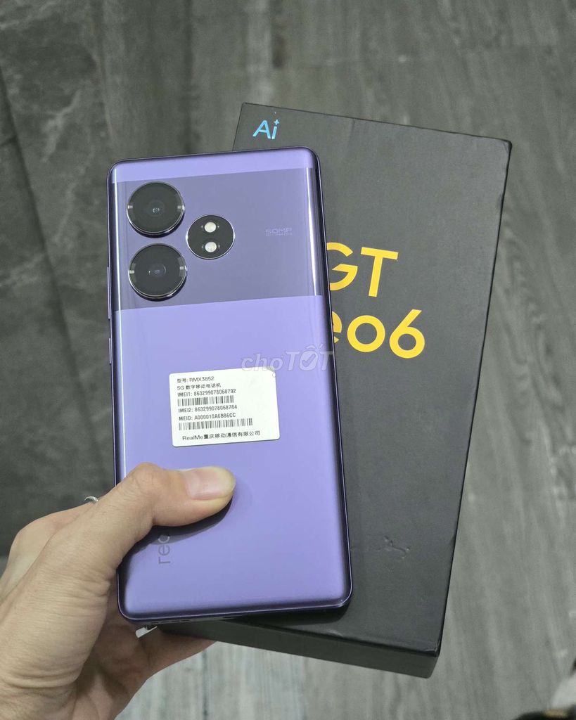 Realme GT Neo 6 5G - Màn đẹp - Hiệu năng mạnh. Mua bán Điện thoại tại Quận Cẩm Lệ Đà Nẵng được đăng bởi Cẩm Thu hình 1