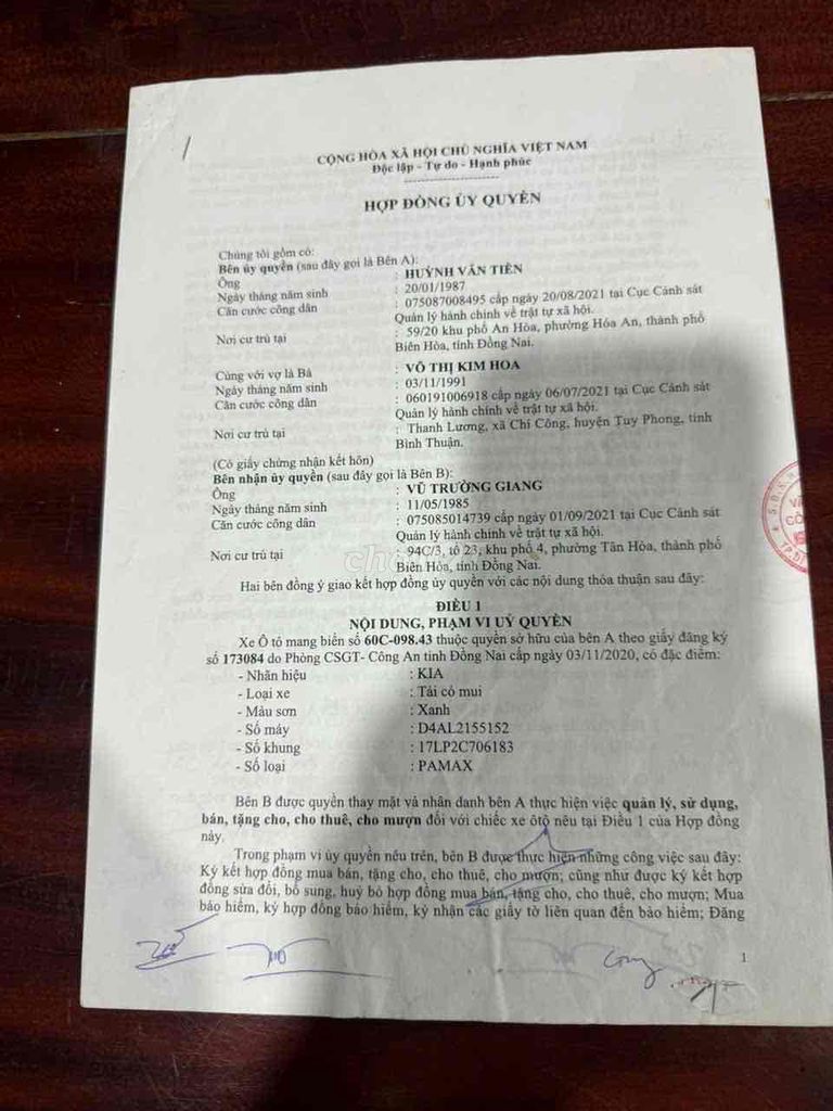 Hyundai HD 65 2002. Mua bán Xe tải, xe ben tại Thành phố Biên Hòa Đồng Nai được đăng bởi nguyen vinh hình 5