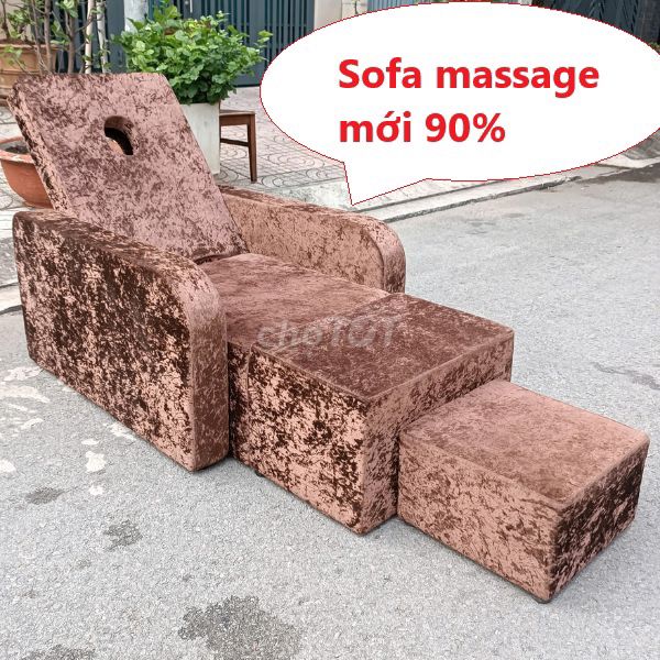 Ghế sofa massage Nâu Vải nhung, sofa thư giãn. Mua bán Bàn ghế tại Quận Gò Vấp Tp Hồ Chí Minh được đăng bởi Thanh lý Nội thất giá sỉ hình 1