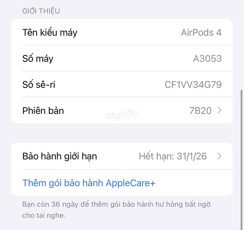 AirPods 4 Siêu Lướt Fullbox