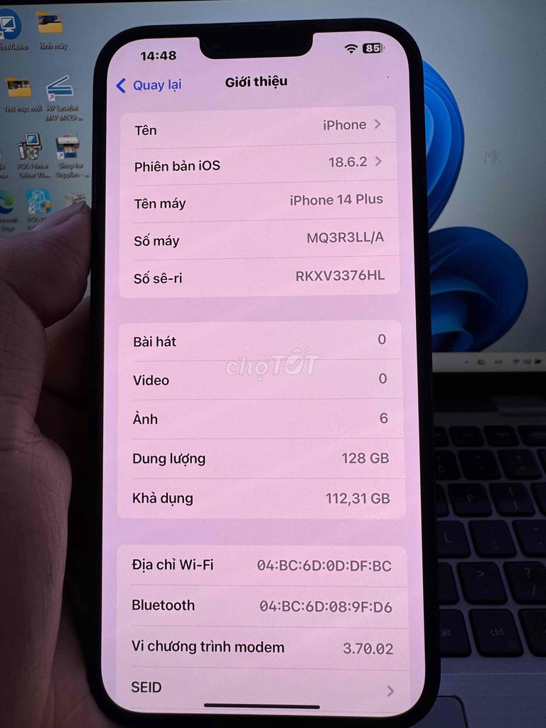 iPhone 14 Plus 128GB Đen Đã dùng. Mua bán Điện thoại tại Quận 6 Tp Hồ Chí Minh được đăng bởi QUỐC THIÊN BÁN GÓP 0 ĐỒNG  hình 1