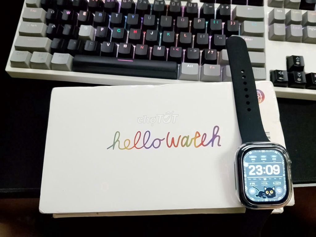 Hello Watch Đồng hồ thông minh Đen. Mua bán Thiết bị đeo thông minh tại Huyện Đông Anh Hà Nội được đăng bởi Truong Hoang hình 1