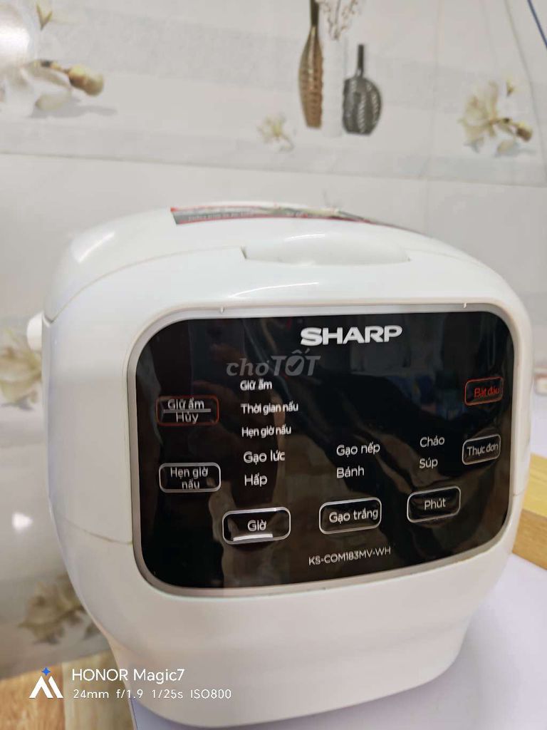 Nồi cơm điện Sharp 1.8L Trắng Đã sử dụng. Mua bán Bếp, lò, đồ điện nhà bếp tại Huyện Củ Chi Tp Hồ Chí Minh được đăng bởi Trường hình 1