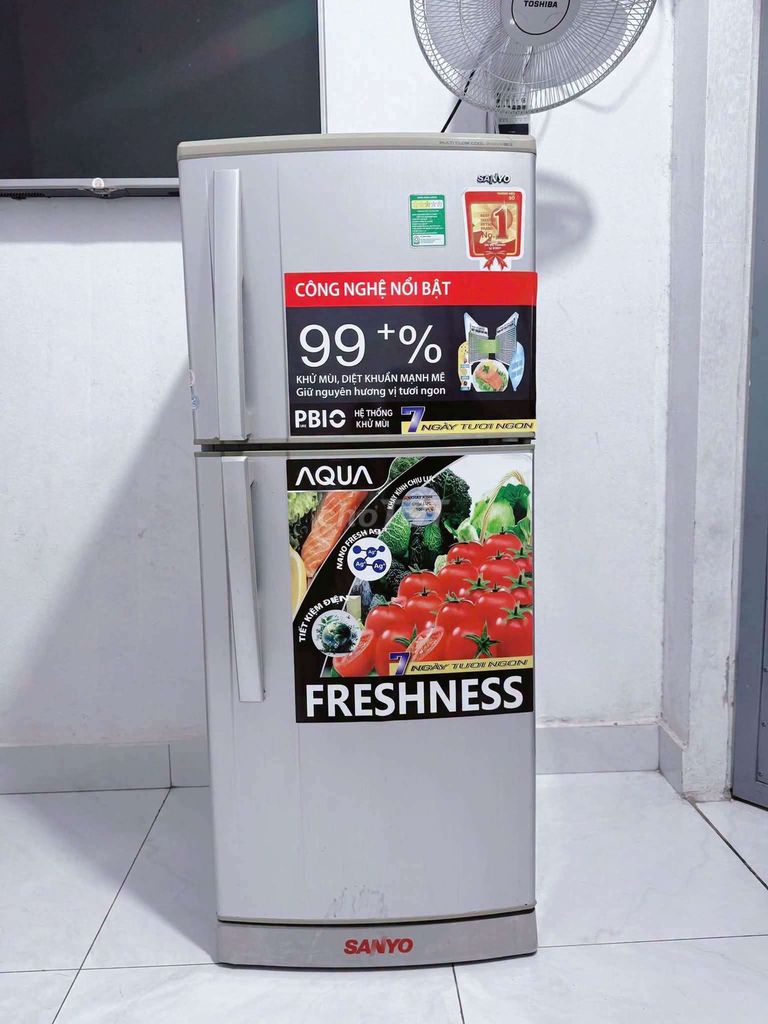 Tủ lạnh Sanyo 180L Xám. Mua bán Tủ lạnh tại Quận Thanh Xuân Hà Nội được đăng bởi Thanh Trúc hình 1