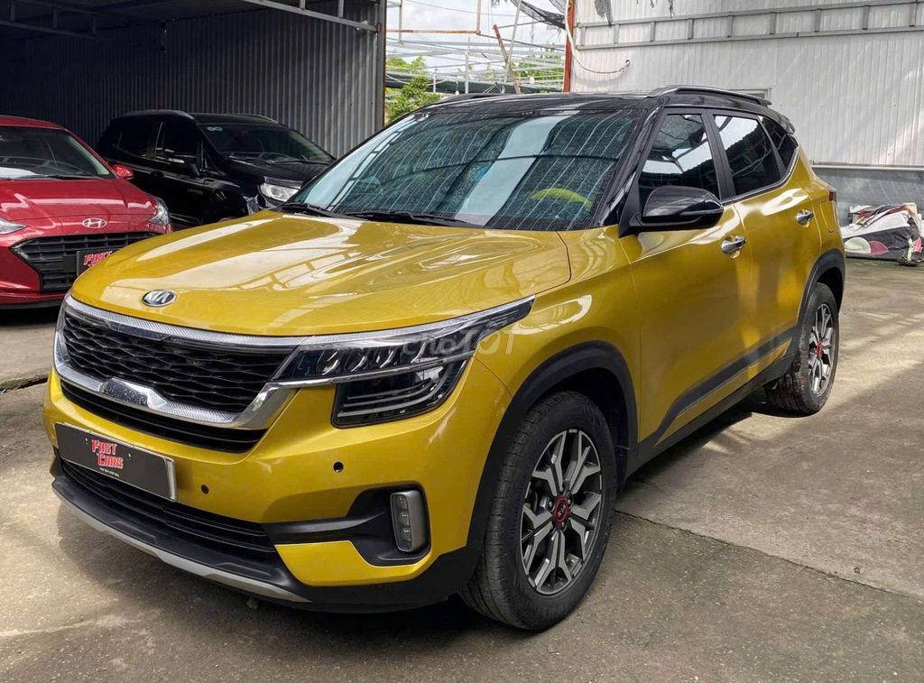 Kia Seltos 2020 Premium 1.4 Turbo,màu vàng,4v km. Mua bán Ô tô tại Quận Bình Tân Tp Hồ Chí Minh được đăng bởi Son Do hình 2