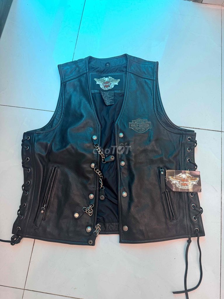 Áo khoác da Harley-Davidson Nam Đen Da thật Mới. Mua bán Quần áo tại Quận Bình Tân Tp Hồ Chí Minh được đăng bởi Phan Phước Hiền hình 1