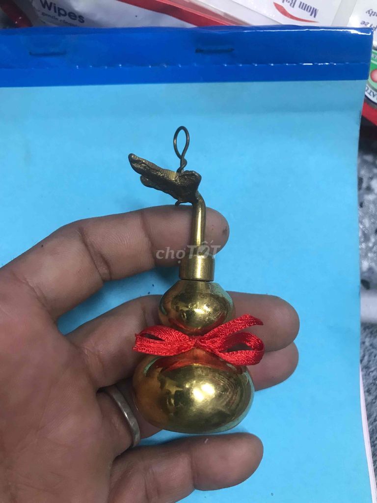 Hồ lô phong thủy Đồng nguyên chất. Mua bán Đồ sưu tầm, đồ cổ tại Huyện Tân Phước Tiền Giang được đăng bởi Đồ Nhà Không Dùng hình 1