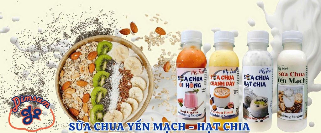 Sữa chua yourt lên men tự nhiên