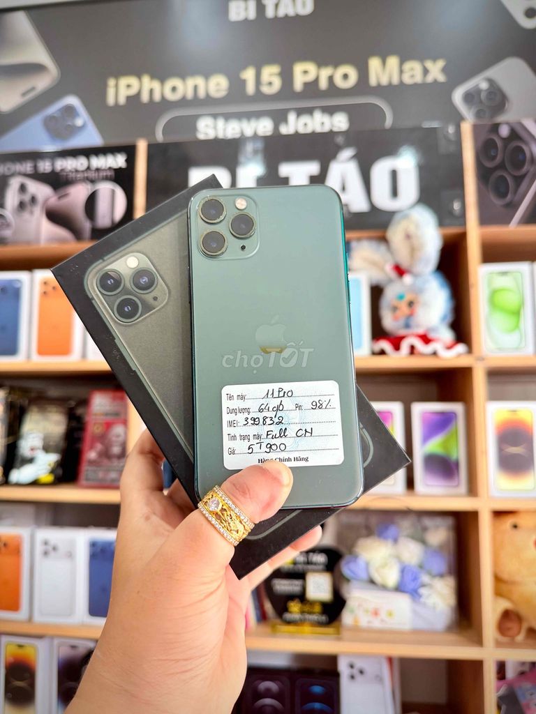 Apple iPhone 11 Pro 64GB Green. Mua bán Điện thoại tại Thành phố Long Xuyên An Giang được đăng bởi Bi Táo Store hình 1