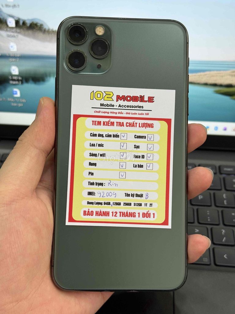iPhone 11 Pro Max 64GB màu xanh máy đẹp keng. Mua bán Điện thoại tại Thành phố Buôn Ma Thuột Đắk Lắk được đăng bởi Nguyễn Hoàng hình 1