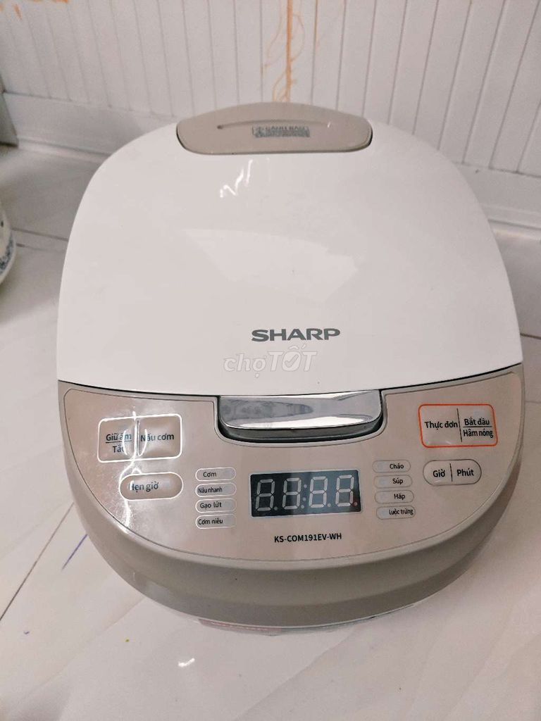 Nồi cơm điện Sharp KS-COM191EV-WH. Mua bán Bếp, lò, đồ điện nhà bếp tại Thành phố Biên Hòa Đồng Nai được đăng bởi Tô hoàng phi hình 1