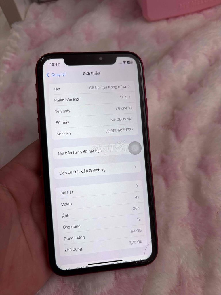 ip 11 64g. Mua bán Điện thoại tại Thành phố Đà Lạt Lâm Đồng được đăng bởi Nguyễn Ngô Hồng Ngọc hình 1
