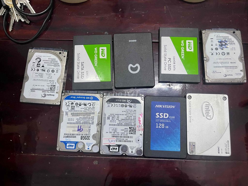 ssd hdd các loại 128gb 320gb