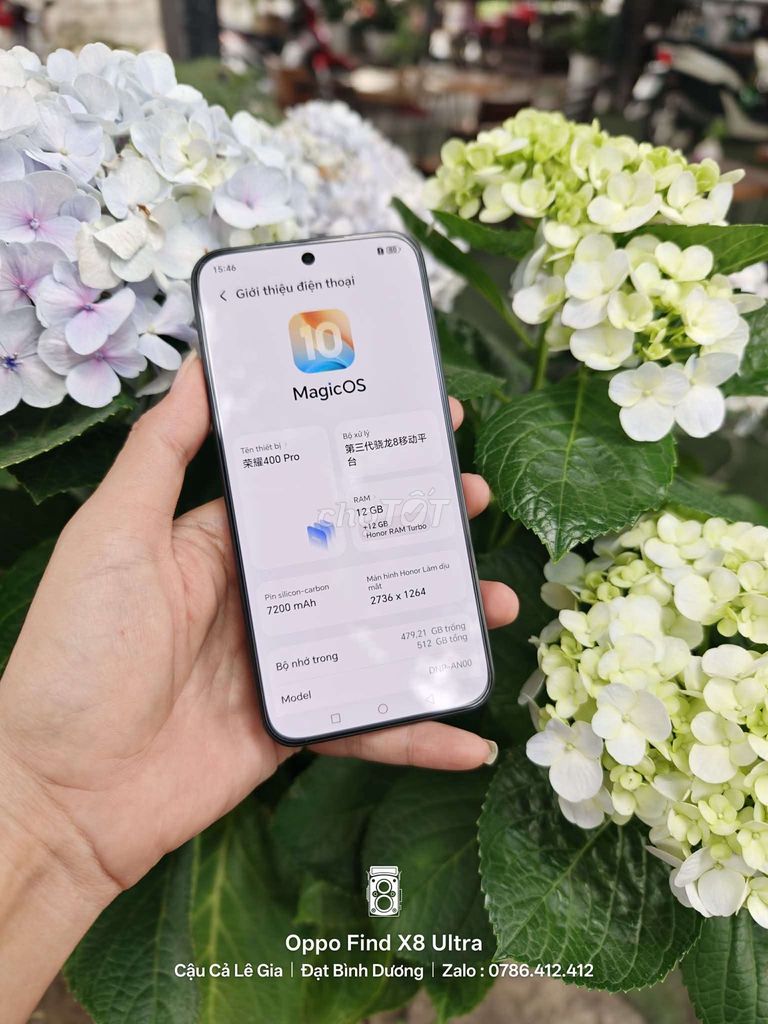 Honor 400 Pro 512GB Đen mới sạc 22 lần. Mua bán Điện thoại tại Thành phố Thuận An Bình Dương được đăng bởi Đạt Lê hình 1