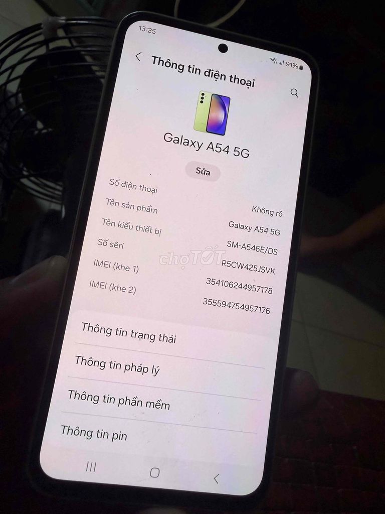 Samsung Galaxy A54 5G 256GB. Mua bán Điện thoại tại Quận Cẩm Lệ Đà Nẵng được đăng bởi Mylinh hình 1
