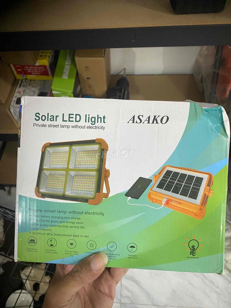 Đèn năng lượng mặt trời ASAKO. Mua bán Đèn tại Huyện Long Phú Sóc Trăng được đăng bởi Store Hời Ghê hình 1