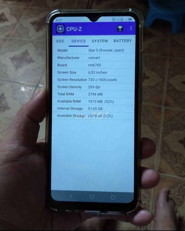 Vsmart Star 5 64GB TGGĐ. Mua bán Điện thoại tại Quận 8 Tp Hồ Chí Minh được đăng bởi thiện tâm  hình 1