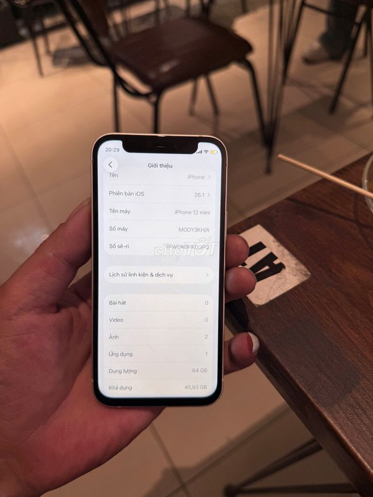 Apple iPhone 12 mini 64GB Trắng. Mua bán Điện thoại tại Quận Cầu Giấy Hà Nội được đăng bởi Trai Họ Phạm hình 1