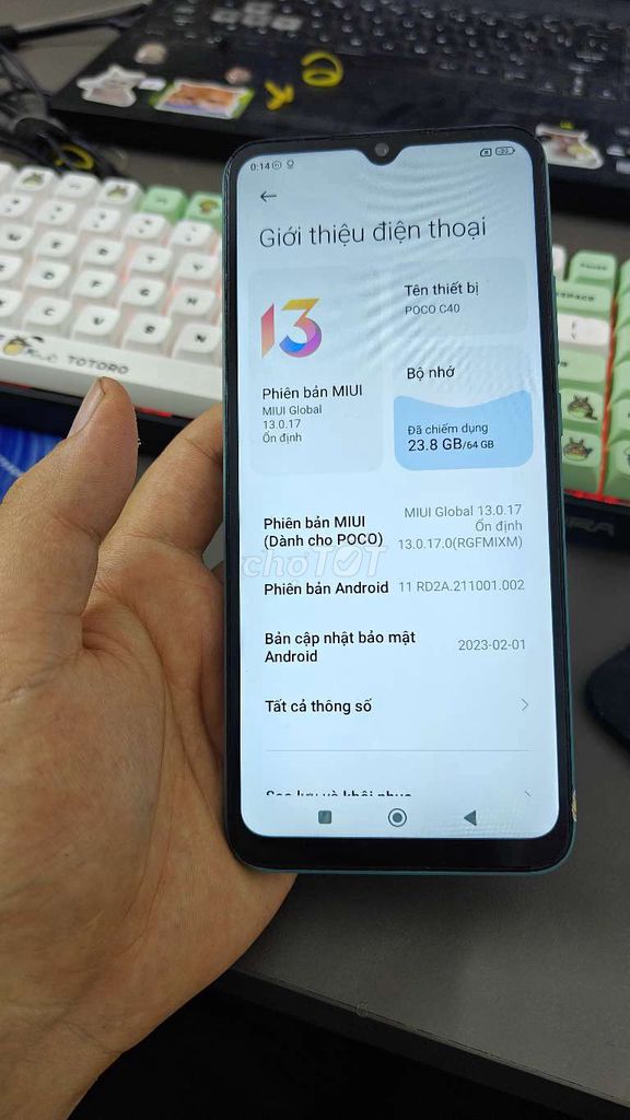 POCO C40 64GB Đen, Xanh. Mua bán Điện thoại tại Thành phố Thủ Đức Tp Hồ Chí Minh được đăng bởi Điện Thoại Giá Tốt hình 1