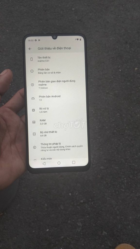 Realme C51 3GB/64GB Đen. Mua bán Điện thoại tại Quận 10 Tp Hồ Chí Minh được đăng bởi Hội Đồ Điện Tử hình 1