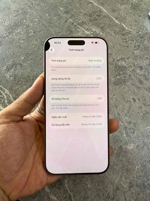 iPhone 16 Pro Max 256GB Vàng quốc tế mỹ
