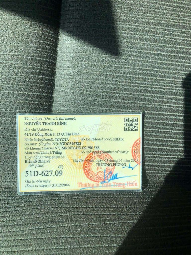 Toyota hilux. Mua bán Ô tô tại Quận 5 Tp Hồ Chí Minh được đăng bởi Tran Tuyen hình 7
