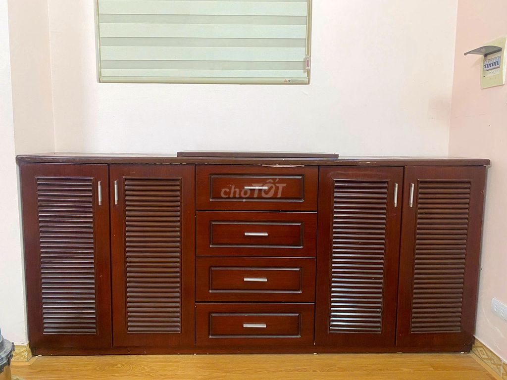 Tủ giày gỗ nâu 2.2m x 1m. Mua bán Tủ, kệ gia đình tại Quận Nam Từ Liêm Hà Nội được đăng bởi Trần mai Nhung hình 1