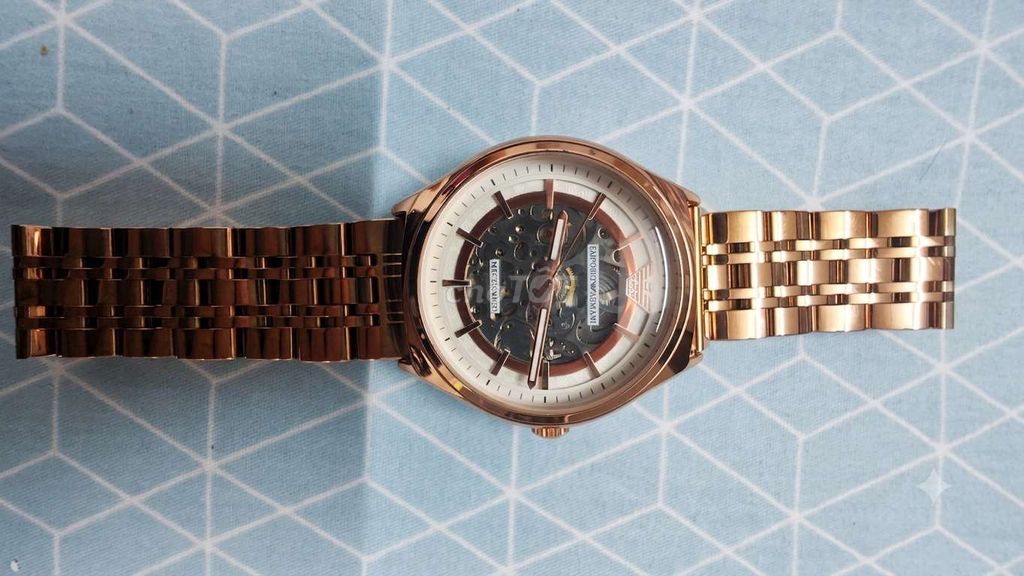 Đồng hồ Emporio Armani Nam Lộ cơ Vàng hồng. Mua bán Đồng hồ tại Quận 11 Tp Hồ Chí Minh được đăng bởi Vũ phong hình 1