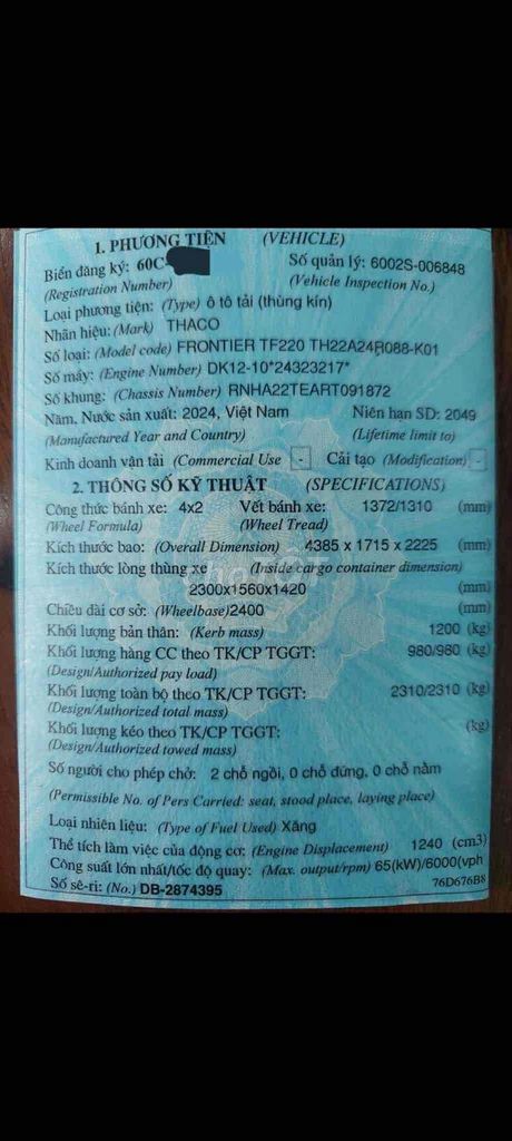 cần bán xe. Mua bán Xe tải, xe ben tại undefined undefined được đăng bởi Ngô văn hoài hình 4