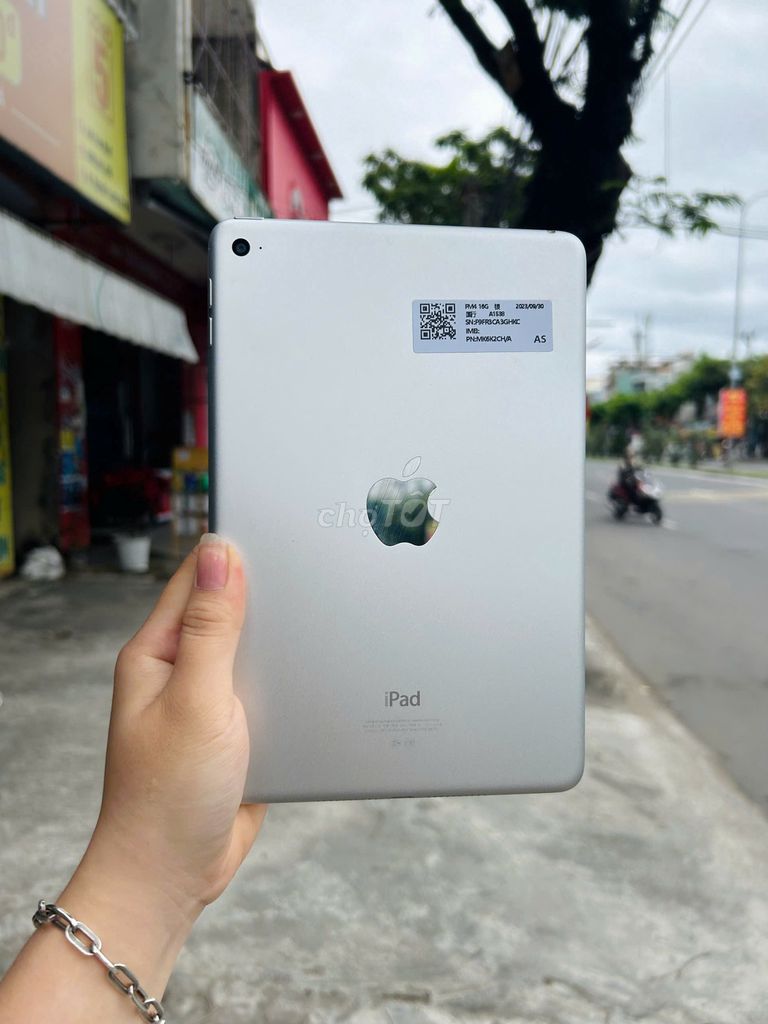 iPad Mini 4 Wifi 16GB BH 3 tháng kèm sạc. Mua bán Máy tính bảng tại Quận Liên Chiểu Đà Nẵng được đăng bởi Gia Minh Shop hình 1