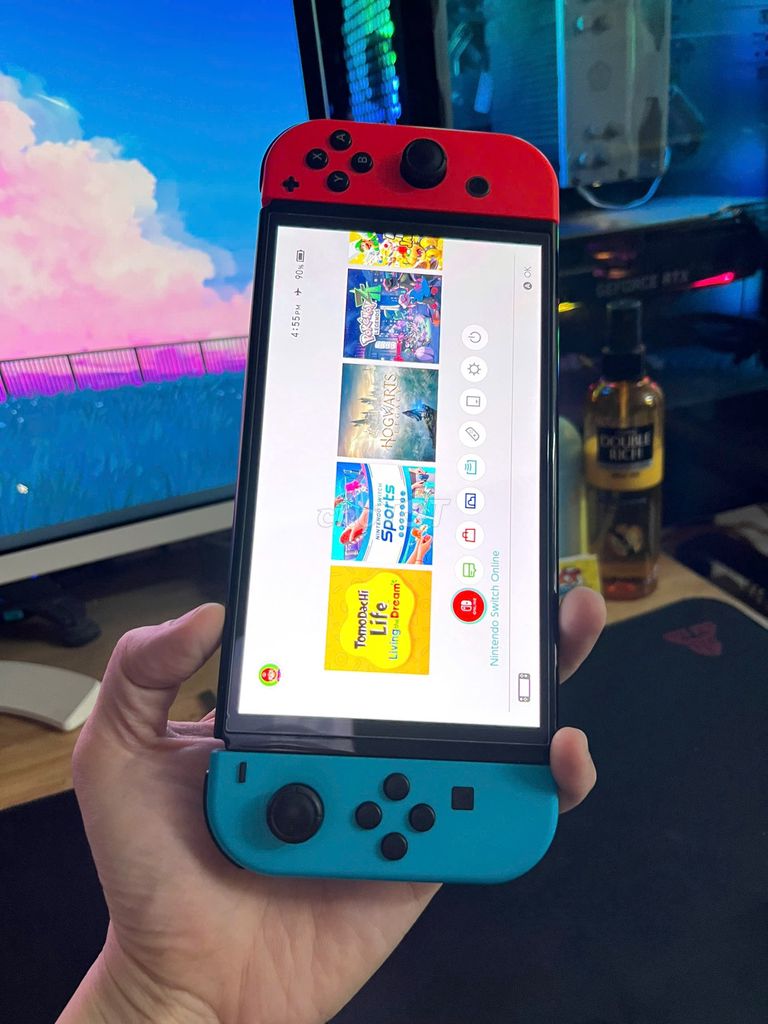 Máy game Nintendo Switch OLED Date 2024 Hắc 128GB. Mua bán Thiết bị chơi game tại Quận Gò Vấp Tp Hồ Chí Minh được đăng bởi Phi Dũng hình 1
