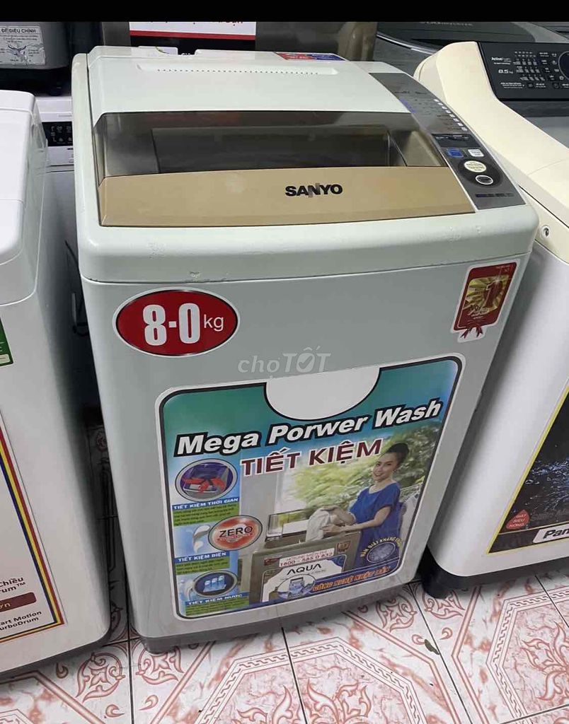 máy giặt 8kg sanyo đã qua sử dụng