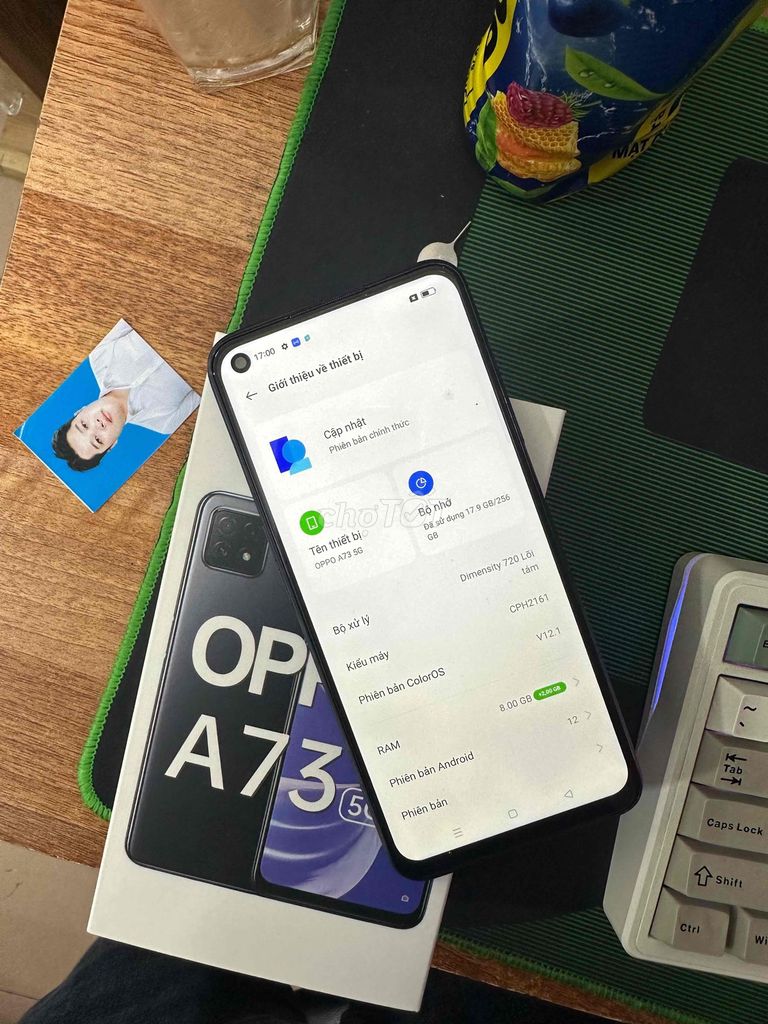 Oppo A73 5G 8GB/128GB Đen. Mua bán Điện thoại tại Quận Thanh Xuân Hà Nội được đăng bởi cửa hàng điện thoại giá rẻ hình 1