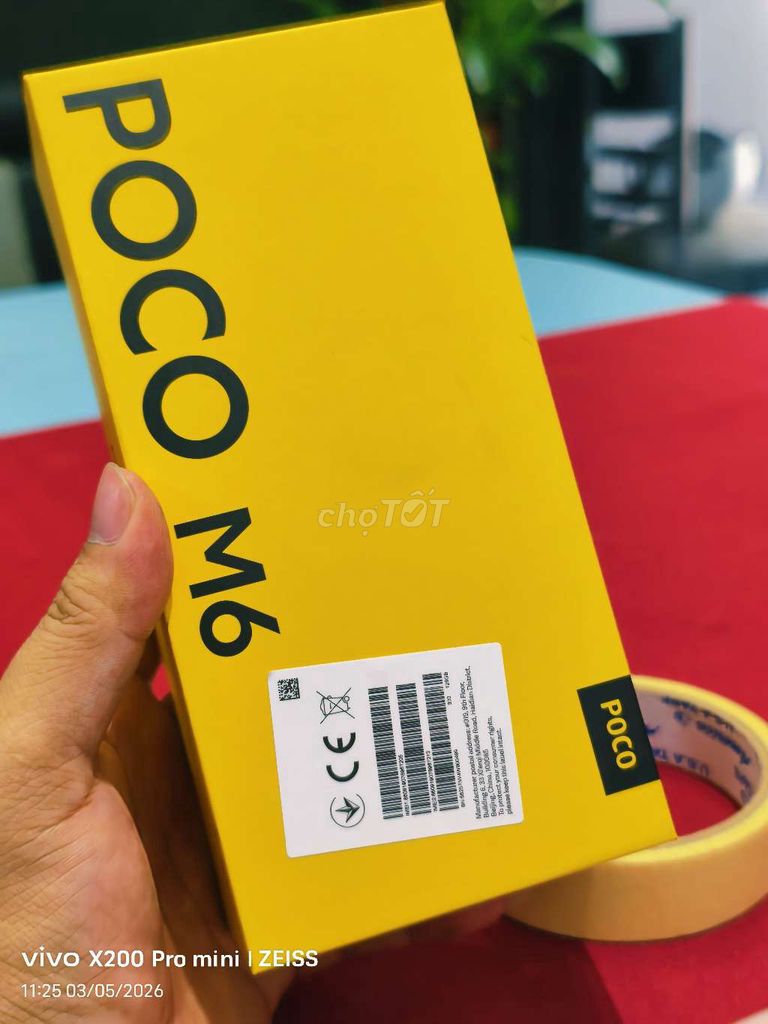 Xiaomi Poco M6 full box. Mua bán Điện thoại tại Quận Tân Bình Tp Hồ Chí Minh được đăng bởi Táo Bán Lổ hình 1