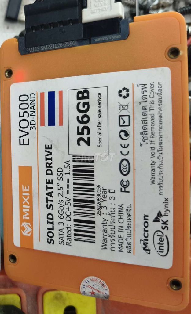 SSD MIXIE EVO500 3D-NAND 256GB SATA 3. Mua bán Linh kiện (RAM, Card...) tại Quận 12 Tp Hồ Chí Minh được đăng bởi Việt Anh hình 1