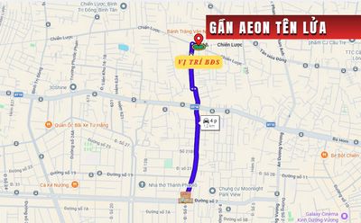 Bán nhà hẻm 68 Chiến Lược, 4 x 16m, 2.5 tấm, 5.5 tỷ. Gần Aeon Tên Lửa