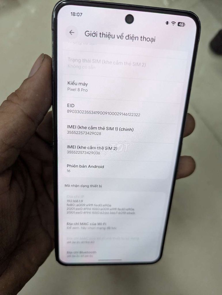 Google Pixel 8 Pro Đen Lưng vỡ. Mua bán Điện thoại tại Thành phố Thủ Đức Tp Hồ Chí Minh được đăng bởi Cường hình 1